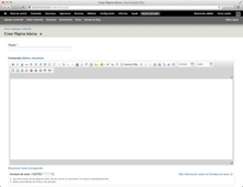 Creación de página en Drupal