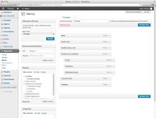 Gestión de menús en Wordpress